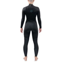 Dakine Womens Mission 4/3mm Chest-Zip Fullsuit Wetsuit - Black -Wetsuit Specialty Store 2021 Dakine Womens Mission Chest Zip Fullsuit Wetsuit DK21W543MZ 3