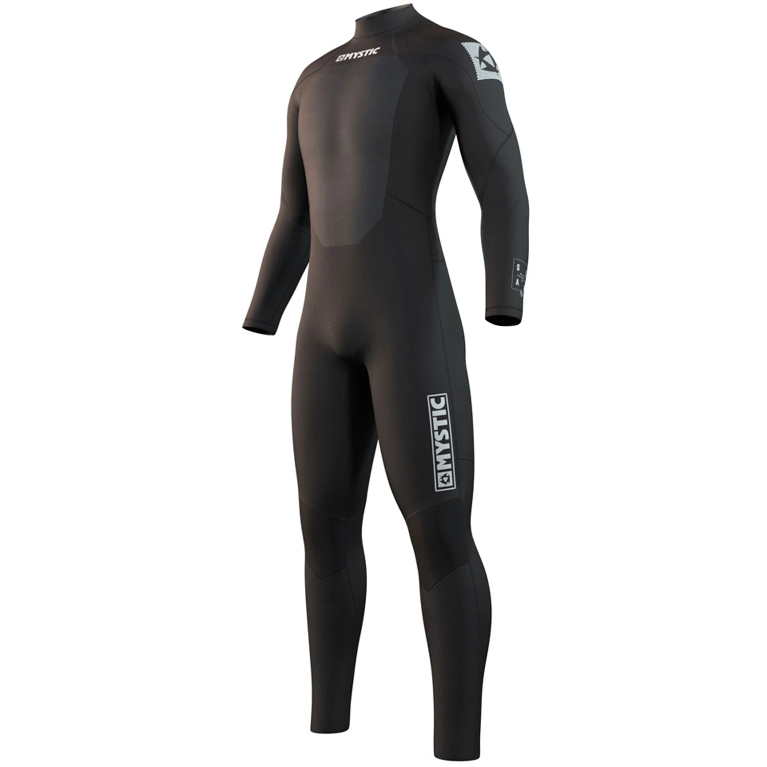 Mystic Star 3/2mm GBS Back-Zip Fullsuit Wetsuit - Black 1 Mystic Star 3/2mm GBS Back-Zip Fullsuit Wetsuit - Black