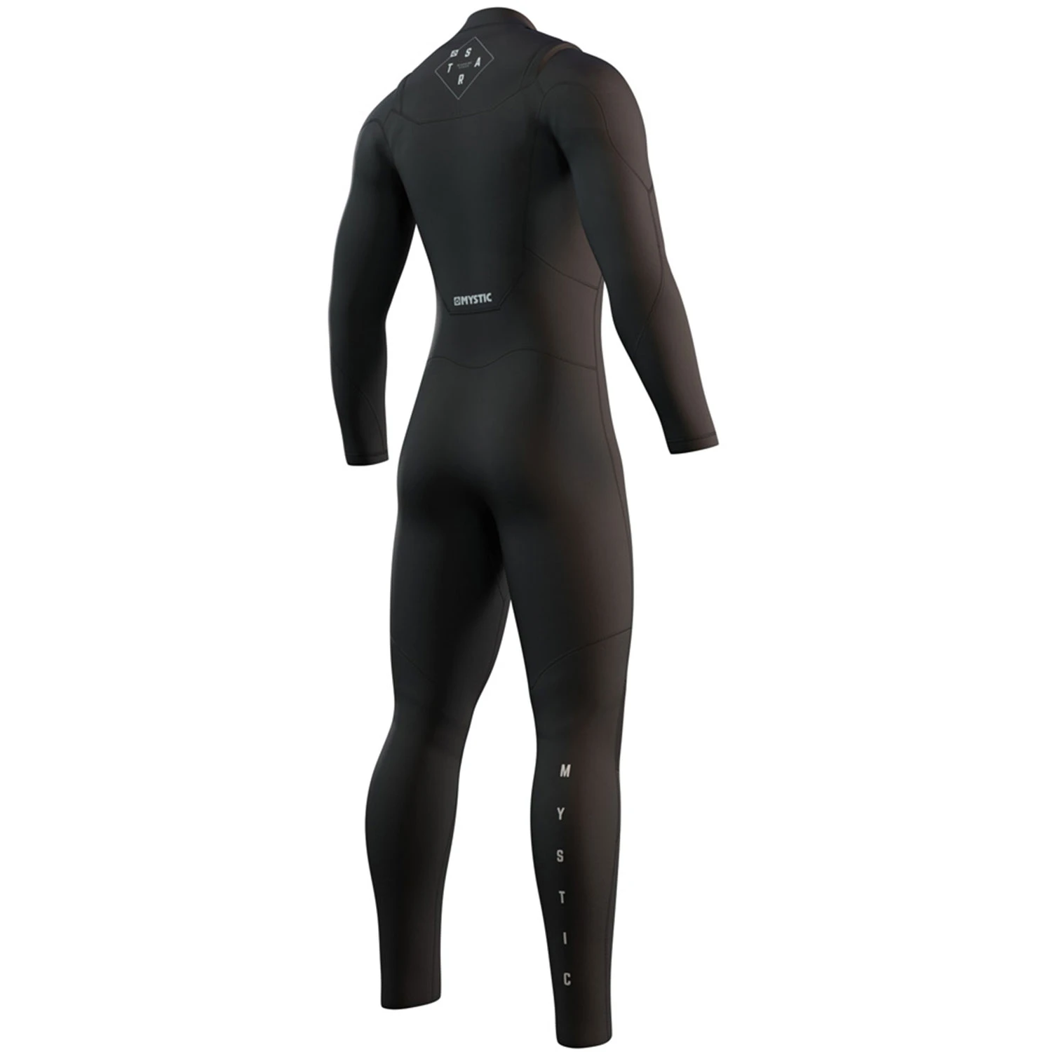 Mystic Star 4/3mm GBS Double Front-Zip Fullsuit Wetsuit - Black 2 Mystic Star 4/3mm GBS Double Front-Zip Fullsuit Wetsuit - Black - Image 2