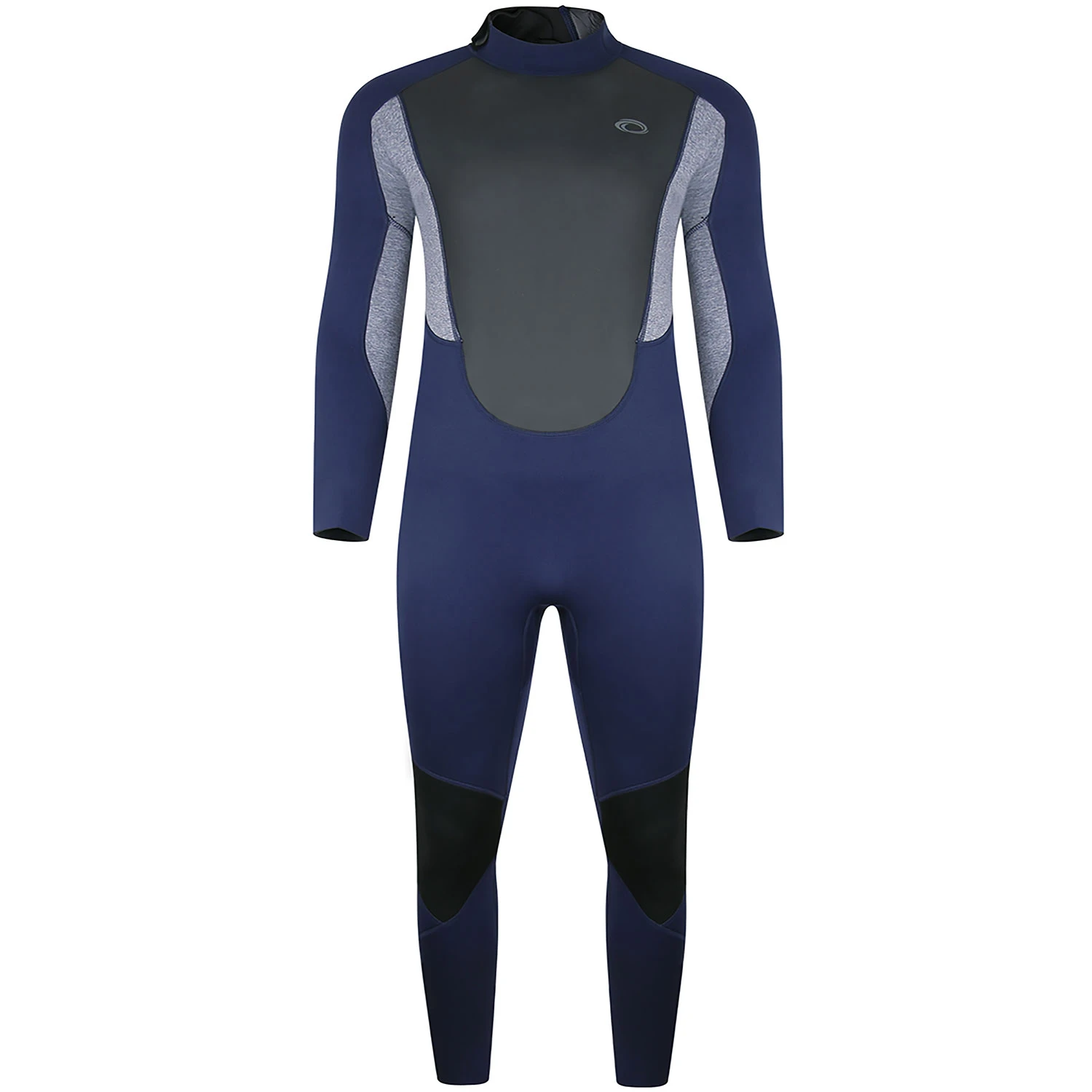 Typhoon Storm3 3/2mm Back Zip Wetsuit - Navy/ Grey Marl 1 Typhoon Storm3 3/2mm Back Zip Wetsuit - Navy/ Grey Marl
