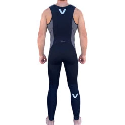 Vaikobi FLEXFORCE 3mm GBS Long John Wetsuit - Black/Grey -Wetsuit Specialty Store 2021 Vaikobi FlexForce 3 0 mm LongJohn rear view