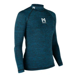 Wetsuit Specialty Store 30 Magic Marine Womens Cube Long Sleeve Rashvest - Dark Blue Melee