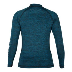 Magic Marine Womens Cube Long Sleeve Rashvest - Dark Blue Melee -Wetsuit Specialty Store 2022 Magic Marine Womens Cube Long Sleeve Rash Guard Dark Blue Melee MM081011 4MM081011 448 04