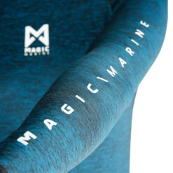 Magic Marine Womens Cube Long Sleeve Rashvest - Dark Blue Melee -Wetsuit Specialty Store 2022 Magic Marine Womens Cube Long Sleeve Rash Guard Dark Blue Melee MM081011 4MM081011 448 05