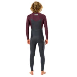 Wetsuit Specialty Store -Wetsuit Specialty Store 2022 Rip Curl Dawn Patrol Chest Zip 53 Wetsuit Wine 2