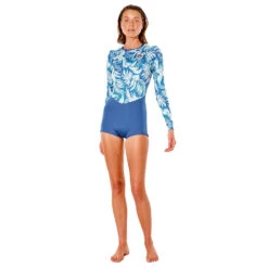 Wetsuit Specialty Store 14 Rip Curl Womens G-Bomb 1mm LS Boyleg Spring Wetsuit - Teal