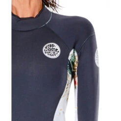 Rip Curl Womens Dawn Patrol EC 2/2mm Springsuit - Charcoal -Wetsuit Specialty Store 2022 Rip Curl Womens ECO Dawn Patrol Spring Suit Charcoal 115WSP 8059 5