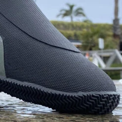 Vaikobi Junior Speed Grip High Cut Dinghy Wetsuit Boots - Black -Wetsuit Specialty Store 2022 Vaikobi Hi Cut Wetsuit Dinghy Boots 4