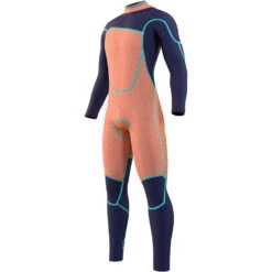 Mystic MAJESTIC 5/4 GBS Back Zip Wetsuit - Navy -Wetsuit Specialty Store 2023 Mystic Majestic Backzip Fullsuit Navy 3