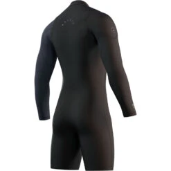 Mystic Marshall 3/2mm Long Arm Shorty Wetsuit - Black -Wetsuit Specialty Store 2023 Mystic Mens Wetsuit 230116 900 02