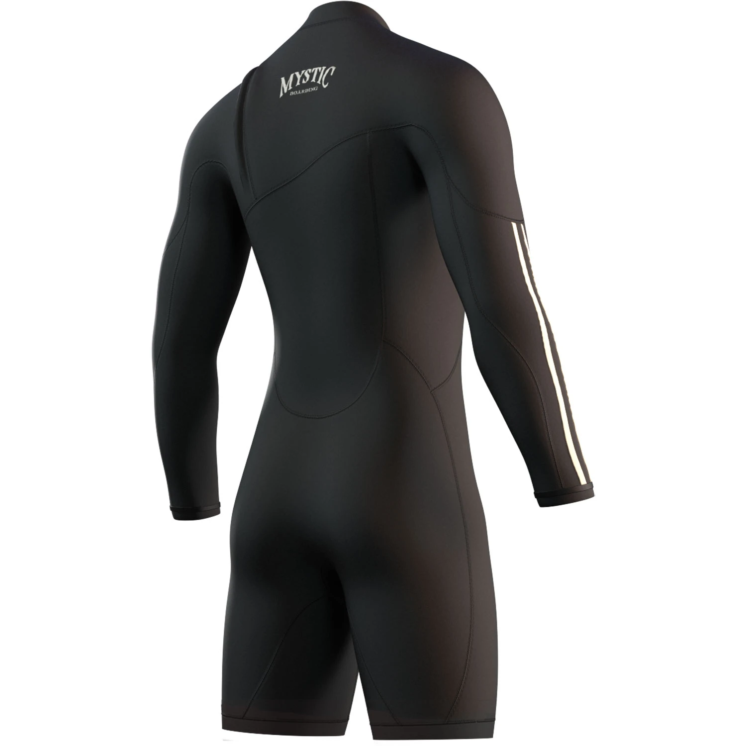 Mystic THE ONE 3/2mm Zip-Free Long Arm Shorty Wetsuit - Black 2 Mystic THE ONE 3/2mm Zip-Free Long Arm Shorty Wetsuit - Black - Image 2