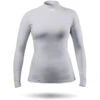 Zhik Womens ECO Spandex Rash Guard Long Sleeve - Platinum