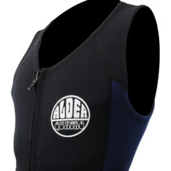 Alder Quatro 3/2mm Front Zip Long John Wetsuit - Black/Blue -Wetsuit Specialty Store Alder Quatro Front Zip Longjohn Wetsuit 3