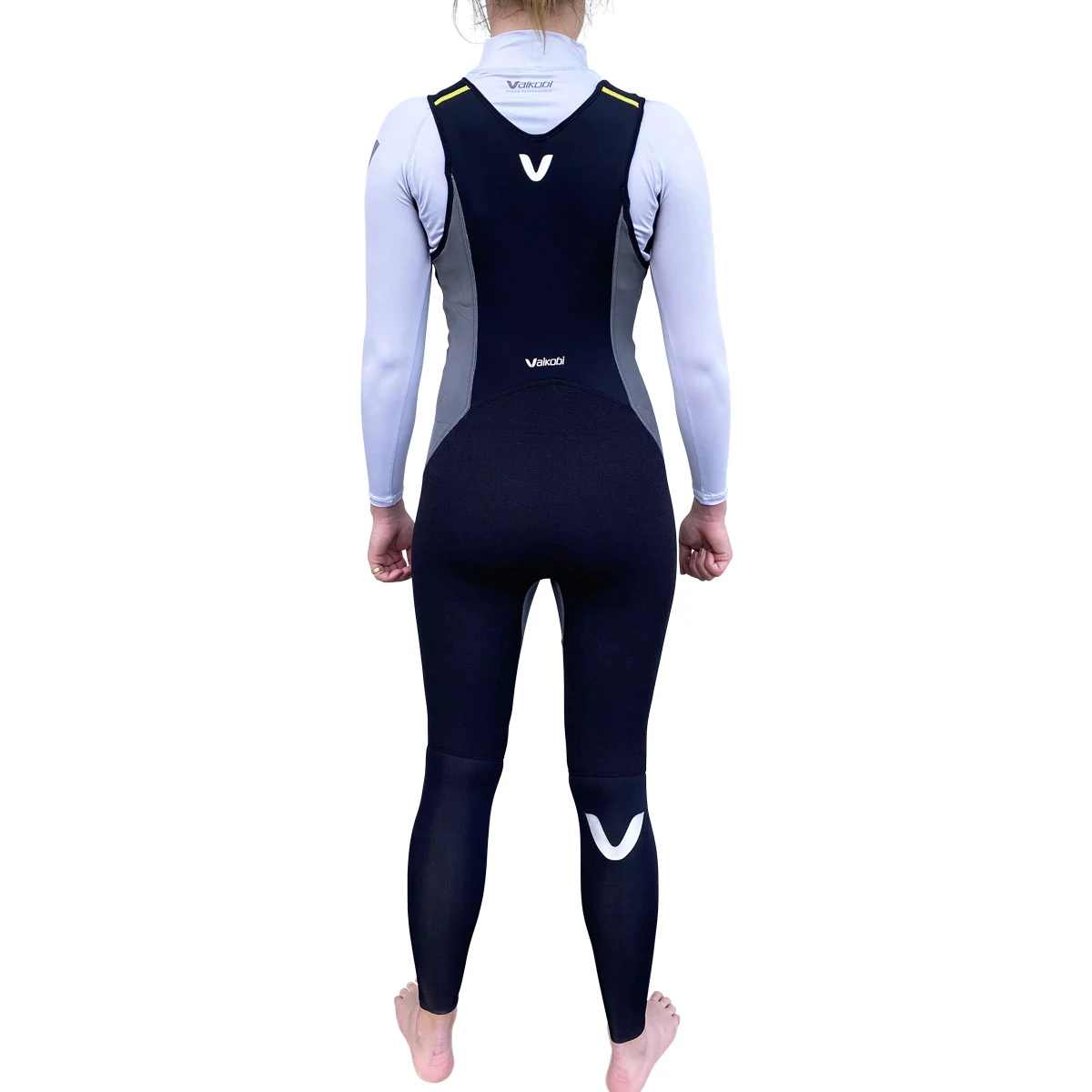 Vaikobi FLEXFORCE 1.5mm GBS Long John Wetsuit - Black/Grey 4 Vaikobi FLEXFORCE 1.5mm GBS Long John Wetsuit - Black/Grey - Image 4