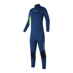 Wetsuit Specialty Store 26 Mystic Junior Star 3/2 GBS Back Zip Flatlock Wetsuit - Night Blue