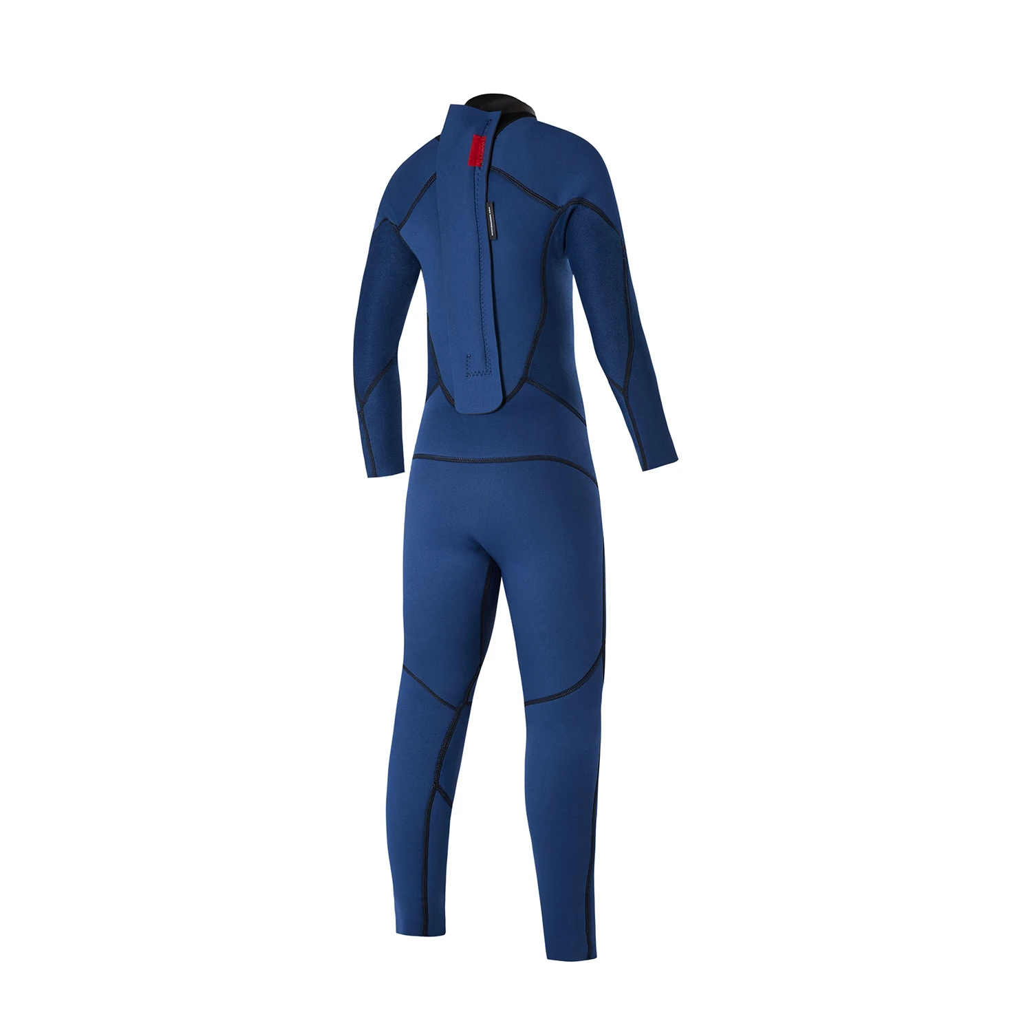 Mystic Junior Star 3/2 GBS Back Zip Flatlock Wetsuit - Night Blue - Image 4