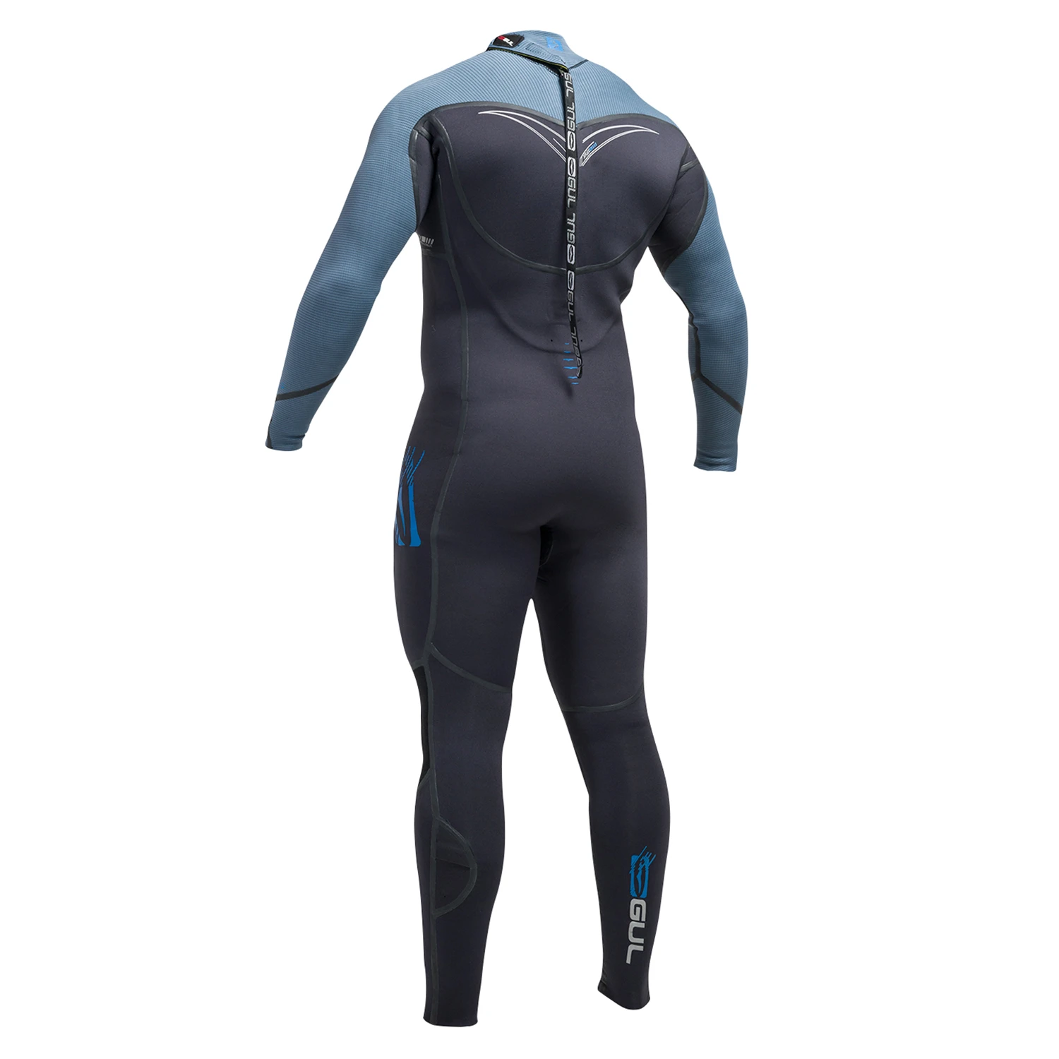 Gul FLEXOR 3/2mm Blindstitched Wetsuit - Jet/Pewter 2 Gul FLEXOR 3/2mm Blindstitched Wetsuit - Jet/Pewter - Image 2
