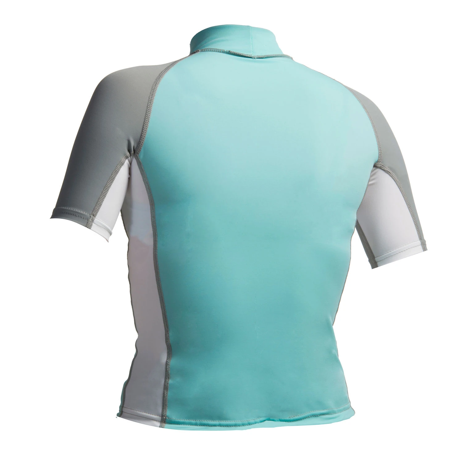 Gul Surf Junior Girls Short Sleeve Rashguard - Glacier/White - Image 2