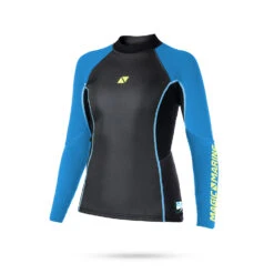 Magic Marine Womens Ultimate 3mm Neoprene Long Sleeve Vest - Blue