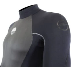 Alder Stealth 3/2mm Blindstitched Backzip Wetsuit - Black -Wetsuit Specialty Store stealth mens full blk sliver detail 386